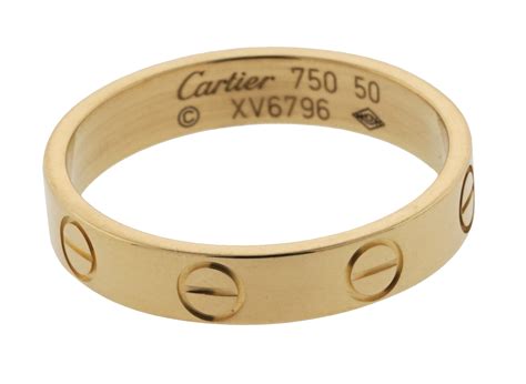 thin cartier love ring|cartier love interlocking ring.